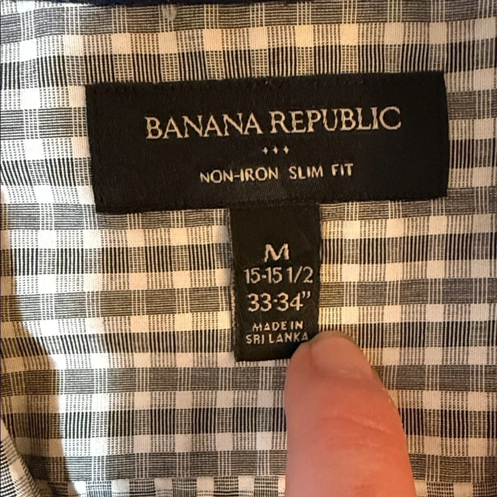 Banana Republic classic checkered
